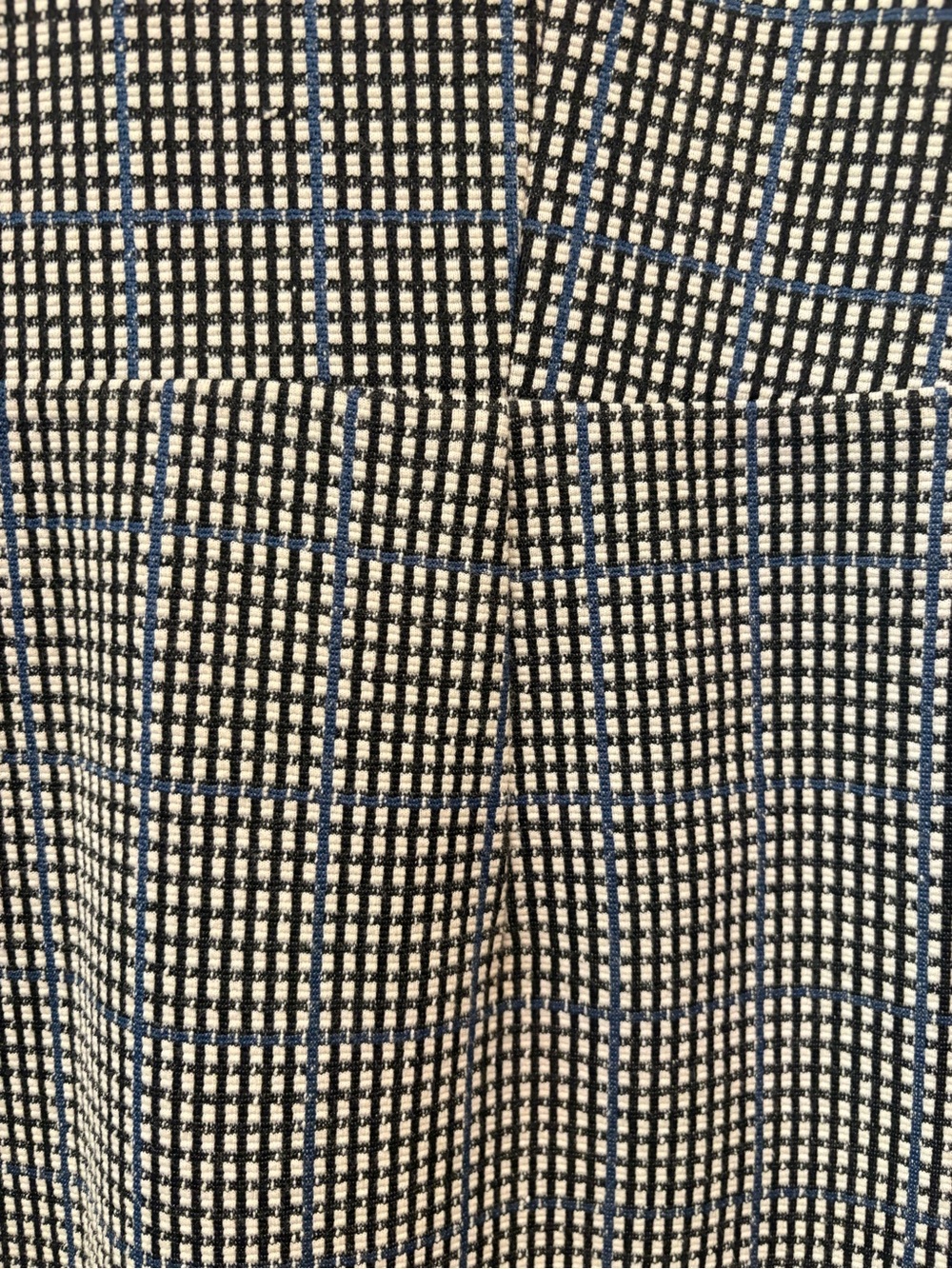 Ann Taylor $149 P2P 18-19” W 16”Split Neck Plaid Jacquard Sheath Dress 10 - Picture 5 of 9